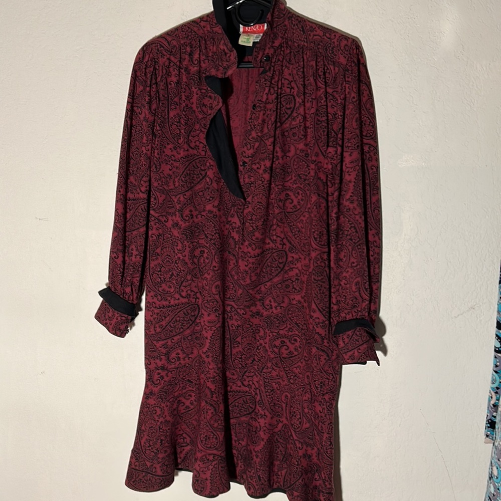 Vintage Kenzo Dress - Picture 2 of 13